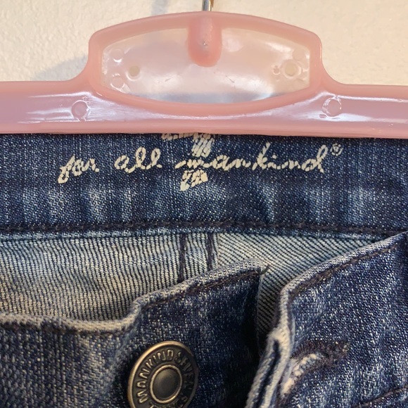 For all mankind blue jeans size 25 bootcut - Picture 4 of 6
